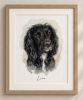 Custom Pet Portrait Print from Photo