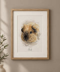 Custom Small animal Pet Portrait Print from Your Photo